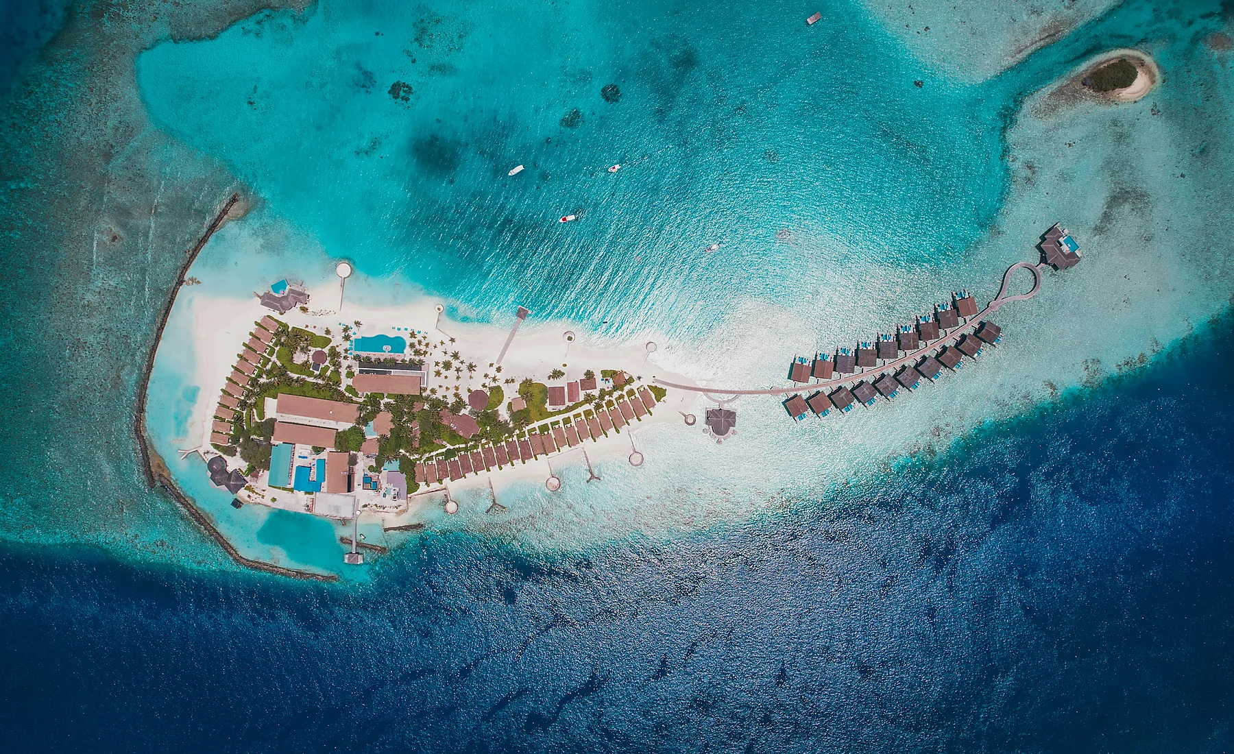 Luxury coastal travel destination